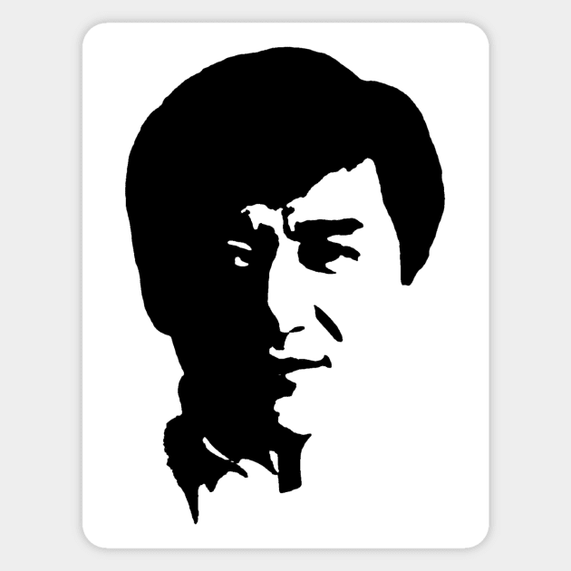 Jackie Chan (pop art) Sticker by d1a2n3i4l5